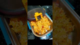 🌄🏫Quick Tomato rice recipe for my kids lunch box🍅தக்காளி சாதம் #varietyrice  #kidstiffinbox #shorts