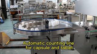 Automatic counting machine for capsules and tablets