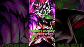 Corrupt Zamasu DESTROYS Saiyans! | #dbl #mergedzamasu #dragonballsuper