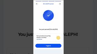 $3 Coinbase GIVEAWAY ALEPH Token | CORRECT Quiz Answers