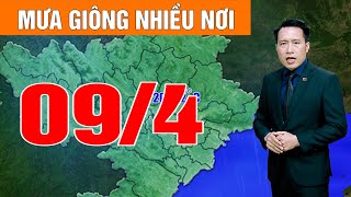 Dự báo thời tiết đêm nay ngày mai 9/4/2024 | Dự báo thời tiết 3 ngày tới