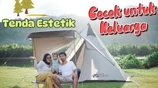 Review tenda piramid Mobi Garden ERA 230 hexagonal estetik Indonesia || bukan Naturehike / altrek