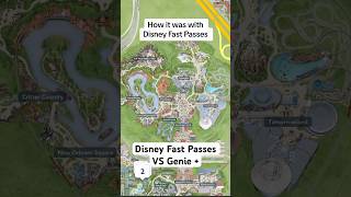 Disney Fast Passes VS Genie + #disney #disneyfun #disneylife