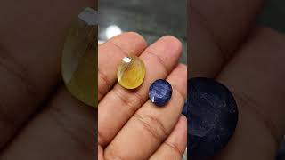 Natural Blue and yellow Sapphire for order WhatsApp 03000831807