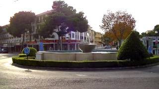 Roundabout Fountain in Cala Rajadda, Majorca, Spain.