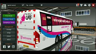 Parveen travels livery | bussid | bus simulator Indonesia | indian mods | Kerala mods | t series