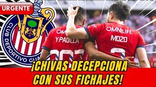 🔴😱¡MIRA ESO! Chivas decepciona con sus fichajes para el Apertura 2024  ¡NOTICIAS DEL CHIVAS!