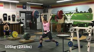 Juliana Riotto (75kg) Garage Strength | Heavy Training Day (Nov. 15th 2017)