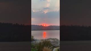 Beautiful Sunset| red sun #shortvideo