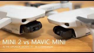 DJI Mini 2 vs Mavic Mini - is it worth the upgrade? 4K comparison of video and image quality