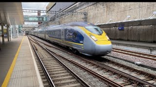 Eurostar Class 374 Passing Stratford International at Speed