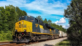 CSX Charlotte Sub July Monday Railfanning at Matthews & Stouts with Pere Marquette on U703 7/8/24