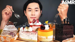 ASMR CAKE DESSERT MUKBANG ケーキ パン 食べる केक bánh kem EATING SOUNDS