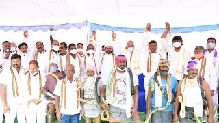 SARDAR SARVAYI PAPANNA STATUE UNVEILED BY MINISTER MALLAREDDY AT RAMPALLY NAGARM MUNICIPALITY