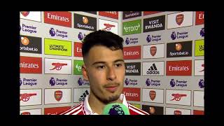 Arsenal 4 - Crystal Palace 1 | Gabriel Martinelli Post Match Interview