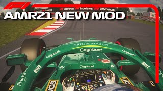 New Aston Martin AMR21 Mod | Assetto Corsa [Mouse Steering] #f1