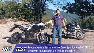 Predstavenie a test motoriek Zero: naháč SR/F Cestovné enduro DSR/X a enduro model FX - motoride.sk