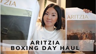 ARITZIA BOXING DAY HAUL & TRY-ON