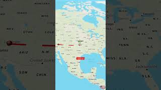 Distance between Las Vegas to New York USA #moscowregion #army #aviation #stratcom #militaryfleet