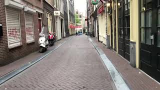 Red Light District Amsterdam / Rosse buurt / De Wallen op 20 augustus 2018