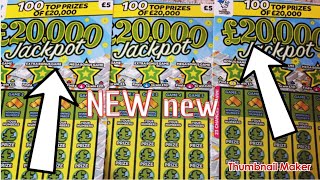 NEW SCRATCHCARDS !!NEW £20.000 JACKPOT😱NEW INSTANT £100😱FULL OF £500😔😔😔