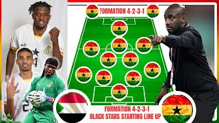 Sudan vs Ghana: Black Stars possible starting eleven | Match details + Where to Watch