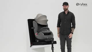 How to Detach the Sun Canopy  I Anoris T2 i-Size Car Seat I CYBEX