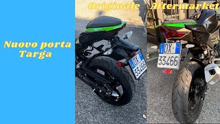 Sostituzione Porta Targa Moto - Kawasaky Z400