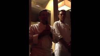 Chef Daniel Boulud & Chef Matthieu Godard of db Bistro Moderne Miami