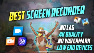 🔥Best No Lag Screen Recorder For Android | Best Screen Recorder For BGMI/PUBG Low End Device