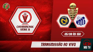 AO VIVO - NAÇÃO X CARAVAGGIO  - CAMPEONATO CATARINENSE SÉRIE B 2023