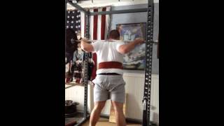 Squat 250 second set x 3