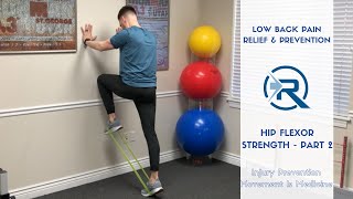 Hip Flexor Strength For Low Back Pain Reief | Part 2 | Salt Lake City Utah Sports Chiropractor