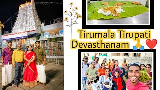 Tirumala Tirupati Trip🙏(Family)❤️(Part1) 2022 | 2nd richest temple in INDIA | latest update #rjvlogs