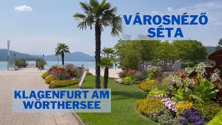 VÁROSI SÉTA - Klagenfurt, Karintia fővárosa (Lend csatorna, Wörthi-tó, Europa park, belváros este)