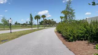 The Villages Florida  E-bike ride from water lily bridge to Okahumpka Rec center