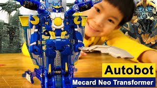 Mecard Neo Transforming from Truck into Autobot Optimus Prime Transformers Toy in Slow Motion!!!