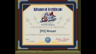 1945 Air Force Rafale Jaguar Advanced Certificate