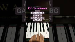 Oh Susanna - Easy Piano Tutorial