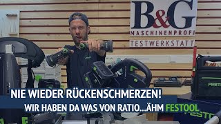 FESTOOL HERBST NEUHEITEN 2023: Nie wieder Rückenschmerzen! Das Exoskelett kommt! Alle Neuheiten!