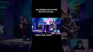 MY SINGING ISNT THAT BAD! #fortnite #twitch #funny #singing #ladygaga #music #justdance