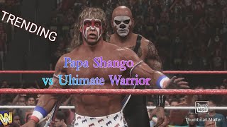 WWE 2K23: Papa Shango vs Ultimate Warrior Summerslam 1989