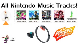 Ring Fit Adventure | All Nintendo Game Themes | Music Rhythm Games | Switch