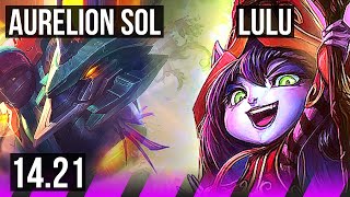 AURELION SOL & Xayah vs LULU & Kai'Sa (SUP) | Legendary, 11/3/10 | KR Diamond | 14.21