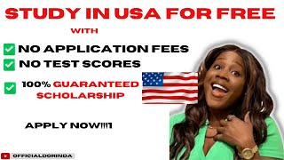 How to Study in USA for FREE | Fully Funded Scholarships|