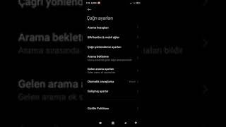Xiaomilerde yapılması gereken arama ayarları/ bildirim flaşı #xiaomi