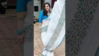 #kundalibhagya❤@preeta❤#beautiful saree look✨💕#shraddhaarya❤#shorts❤