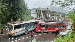 private bus KSRTC bus accident