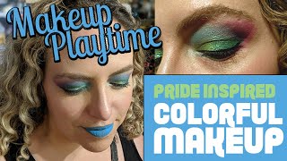 Playing with Colorful Makeup - Pride Inspired