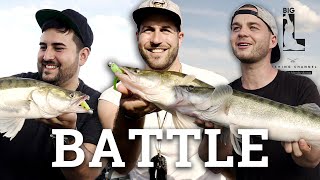 Welche Köderfarbe bringt den Erfolg? Zander & Barsch Angeln am Fluss / Big L & Monkey Lures Crew